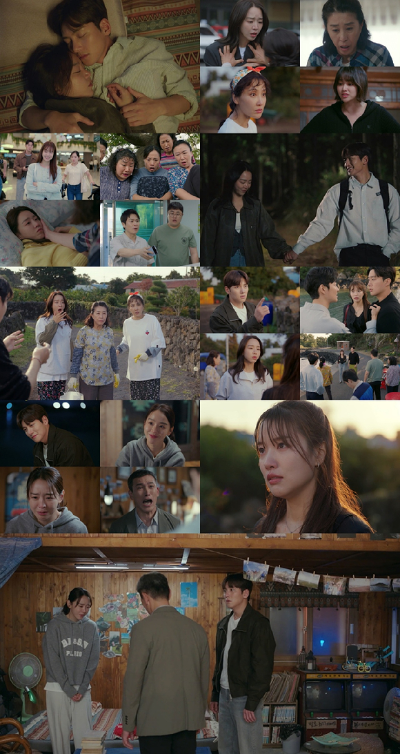 &#39;웰컴투 삼달리&#39; &#39;신혜선의 구역&#39; 삼달리에 걸어 들어온 조윤서X한은성에게 삼달리 사람들이 제대로 본때를 보여줬다. [사진=JTBC 방송화면 캡처]