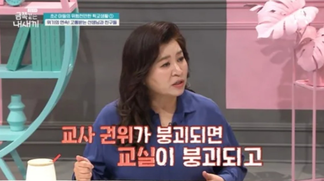 초등교사 사망사건 오은영 입장