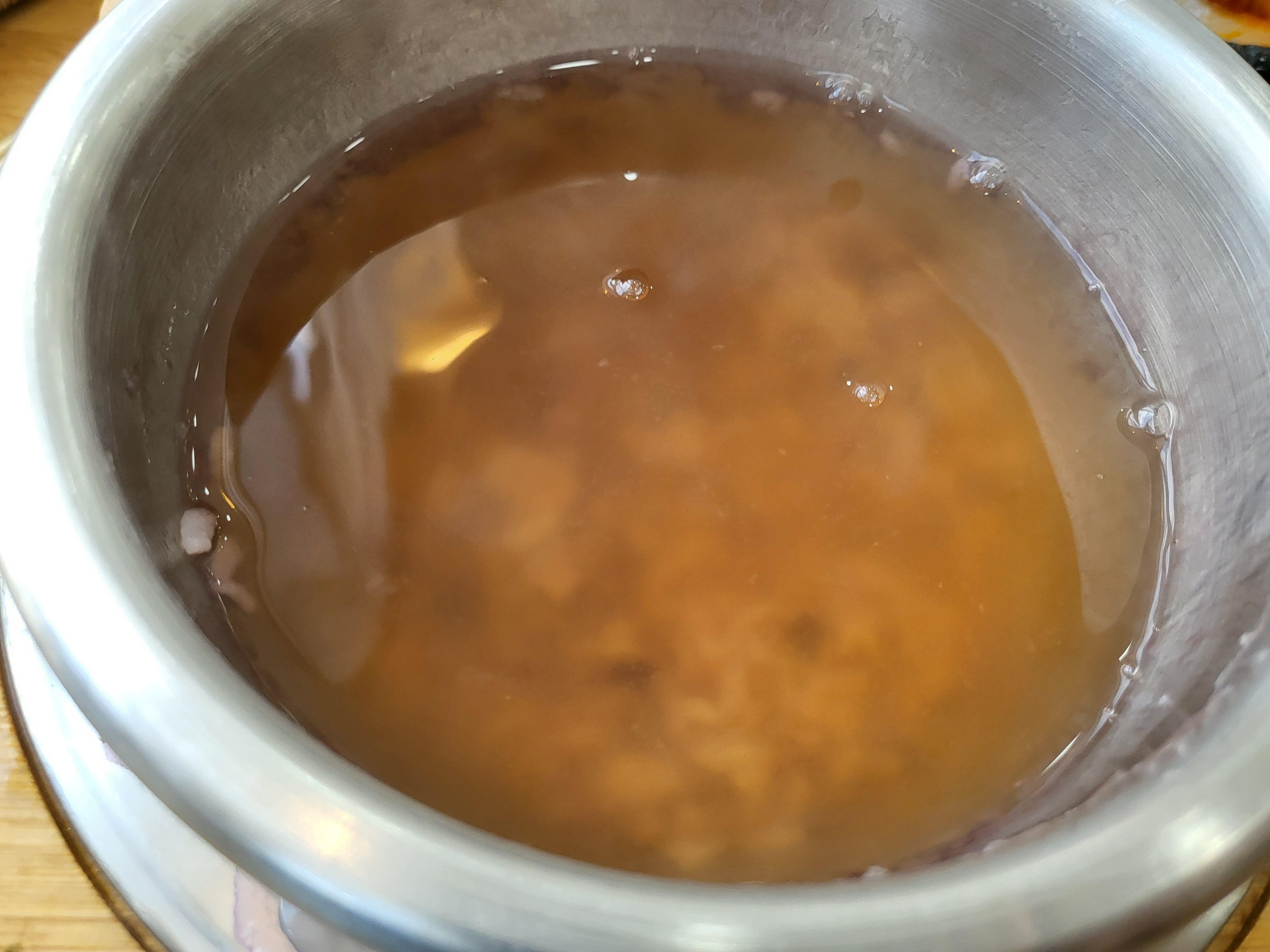 소쿠리밥상 - 숭늉