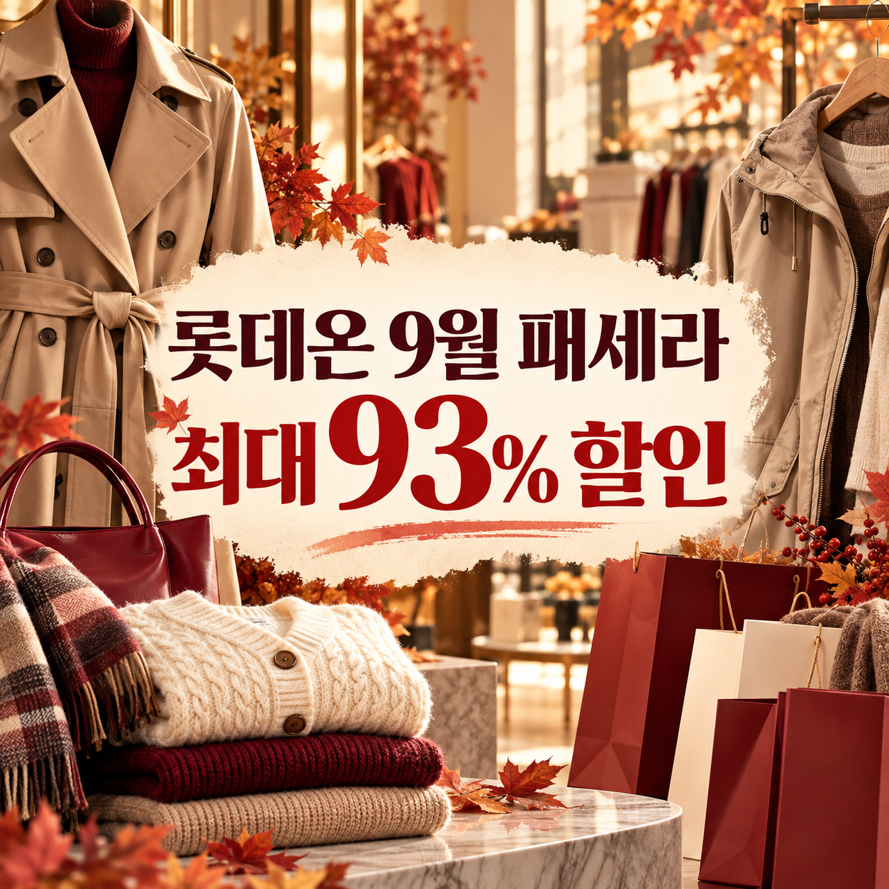 롯데온 9월 패세라 할인 상품 자세히 보기