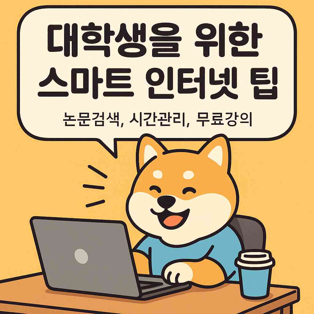 대학생을 위한 스마트 인터넷 팁