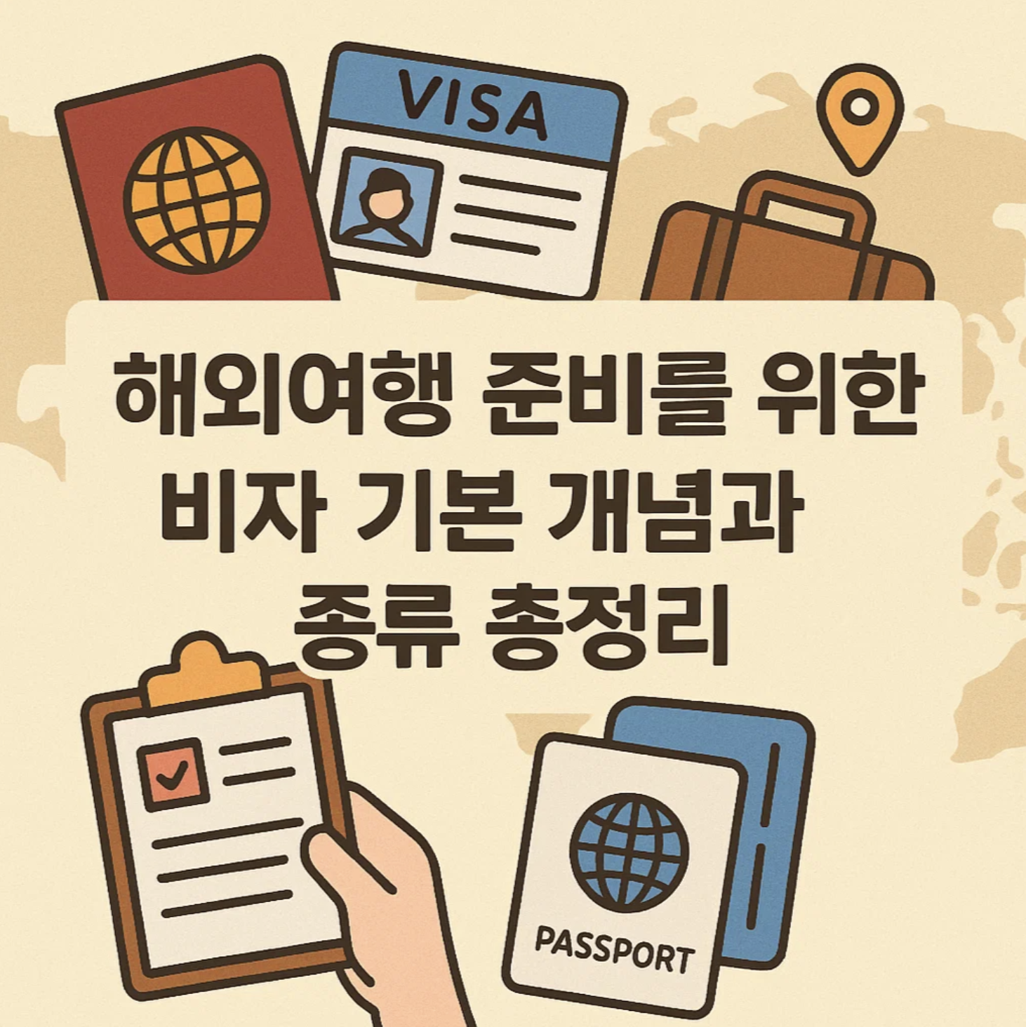 해외여행 준비를 위한 비자 기본 개념과 종류 총정리