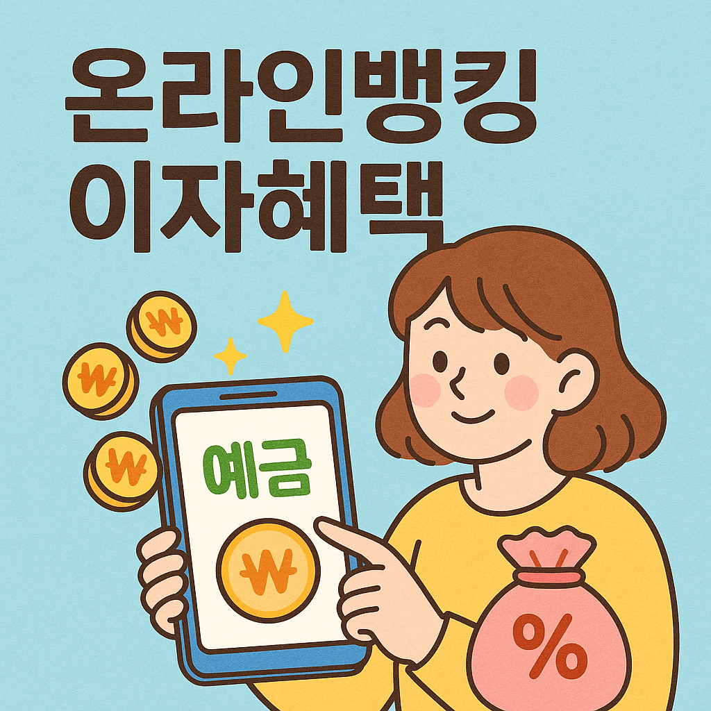 온라인뱅킹 이자혜택 관련 사진