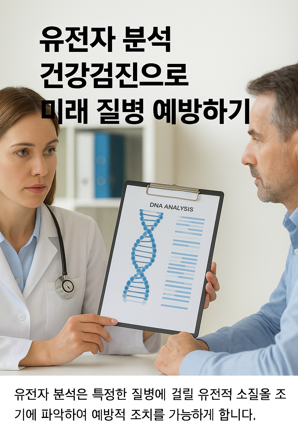 유전자 분석 건강검진으로 미래 질병 예방하기 관련 사진