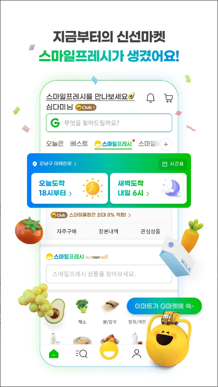 G마켓, 선물마켓, 스마일케시