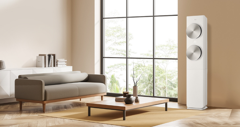 위니아 에어컨 거실 설치