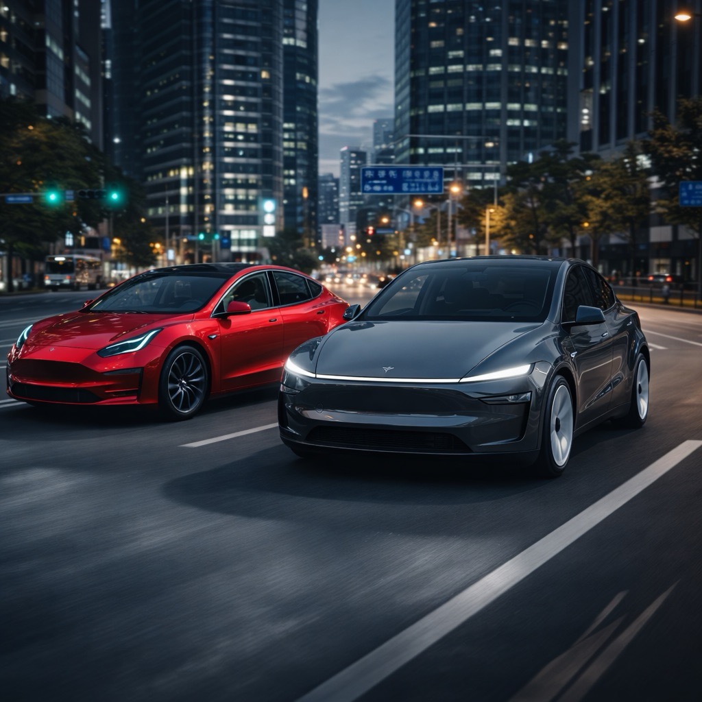 2026년 테슬라 모델3 및 모델Y 가격 인하와 보조금 혜택을 설명하는 인포그래픽 이미지