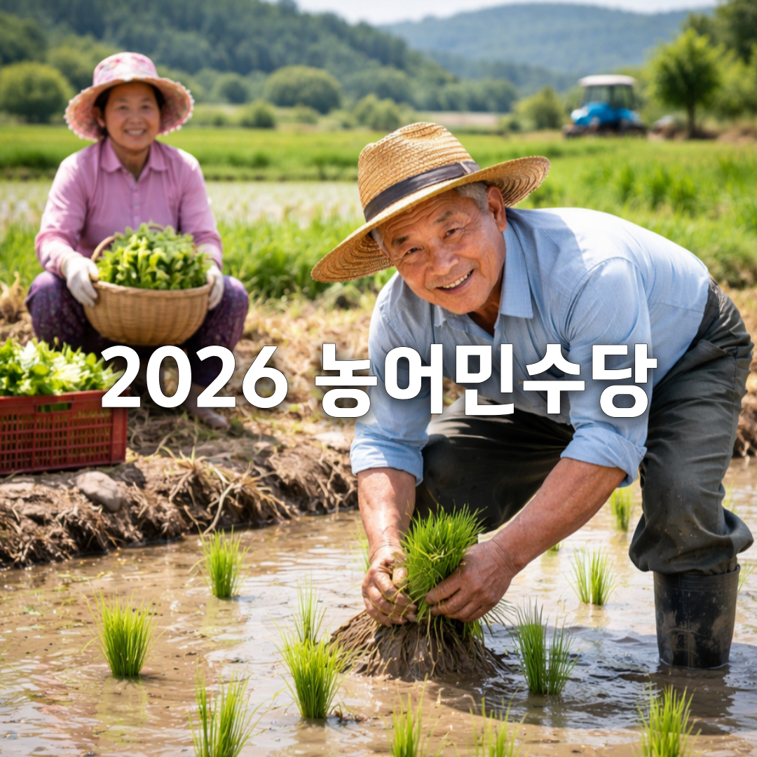 2026 농어민수당, 누구에게 얼마나 신청부터 수령까지 완전정복