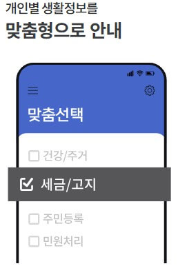 국민비서 알림서비스
