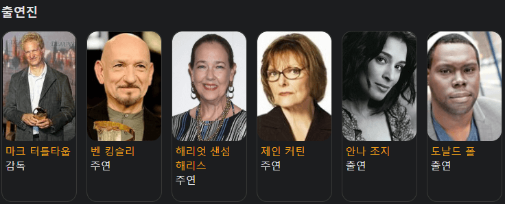 줄스의 출연진