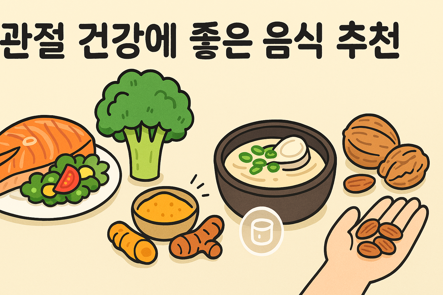 관절 건강에 좋은 음식 추천