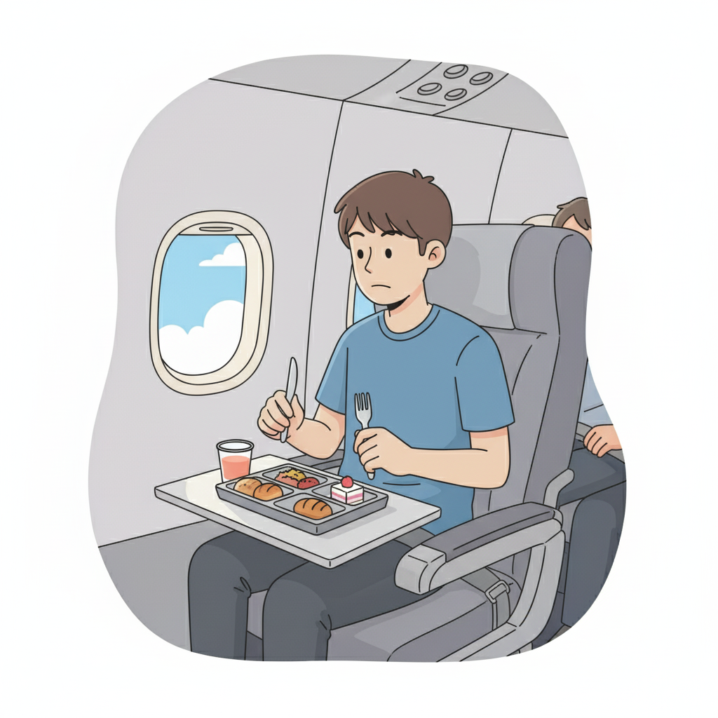비행기 기내식은 왜 맛이 없을까? 기압, 미각, 뇌의 감각 저하 메커니즘