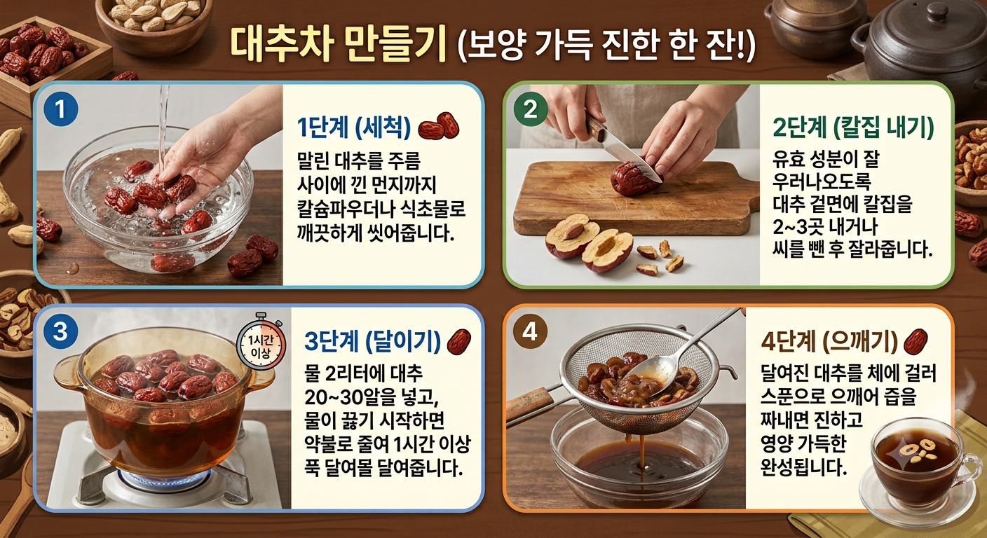 대추차 끓이는 방법