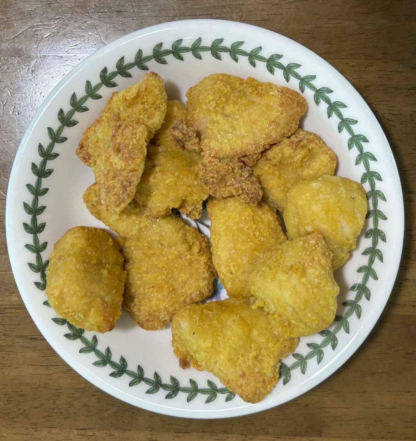 에어프라이어에 구운 모습