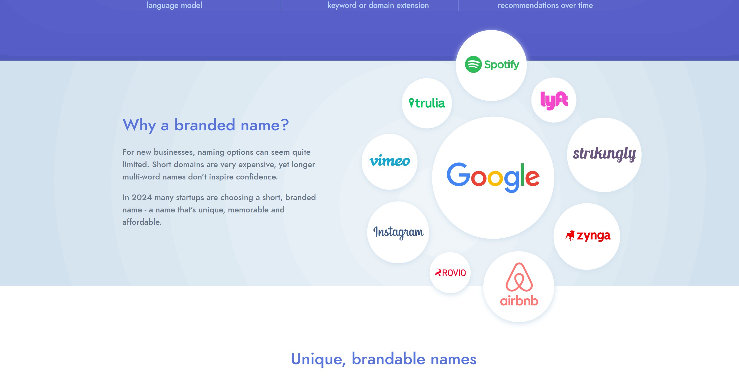 AI画像生成サービス 7. ネームリックス Namelix