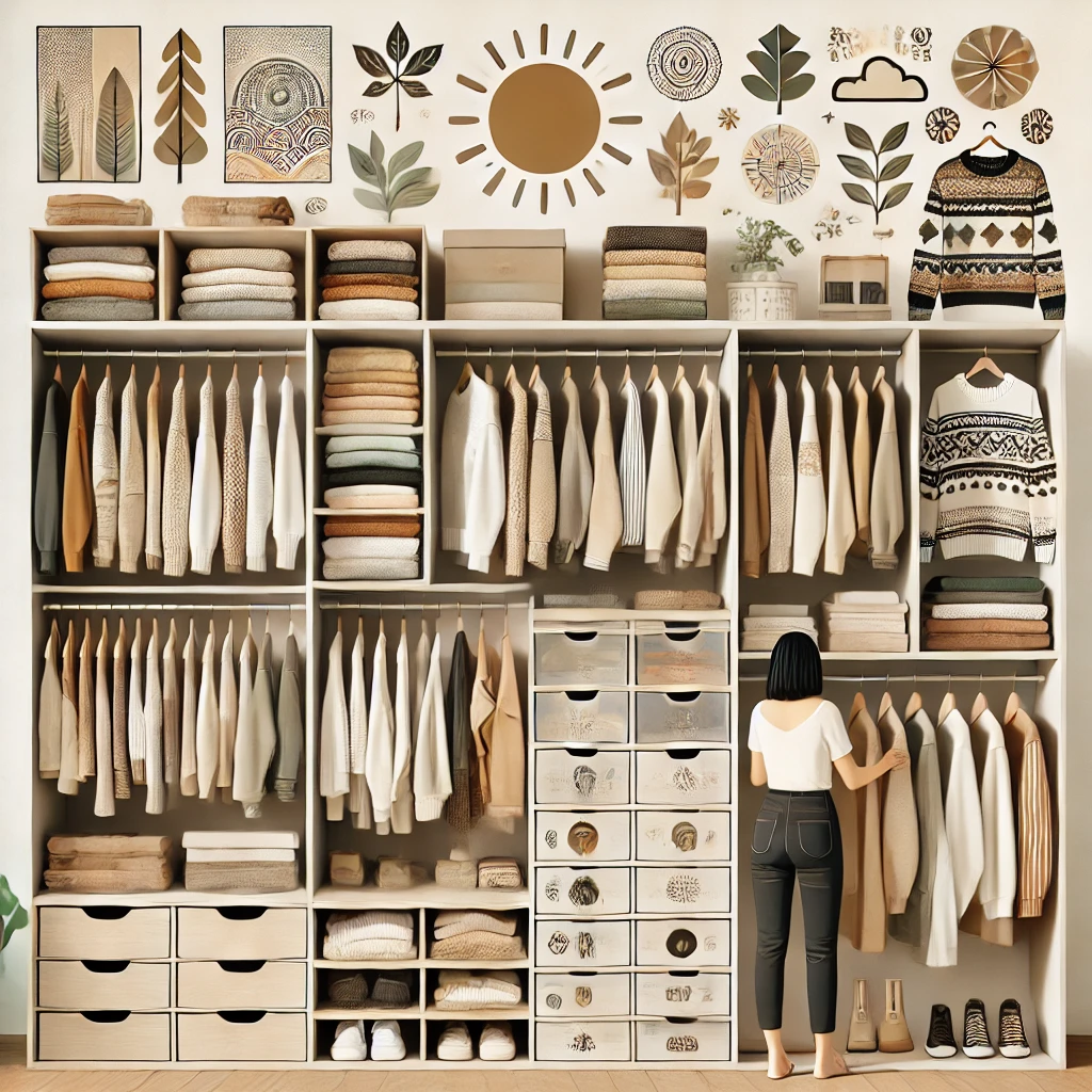 사계절 활용 가능한 옷장 정리법 관련 사진