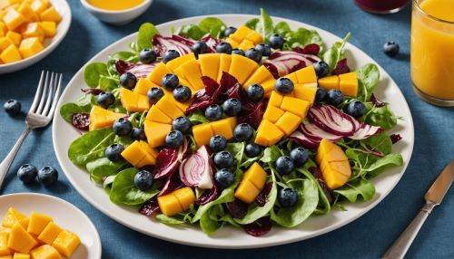망고 드레싱 샐러드
