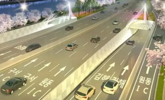 부산 만덕 &middot; 센텀 도시고속화도로 개통