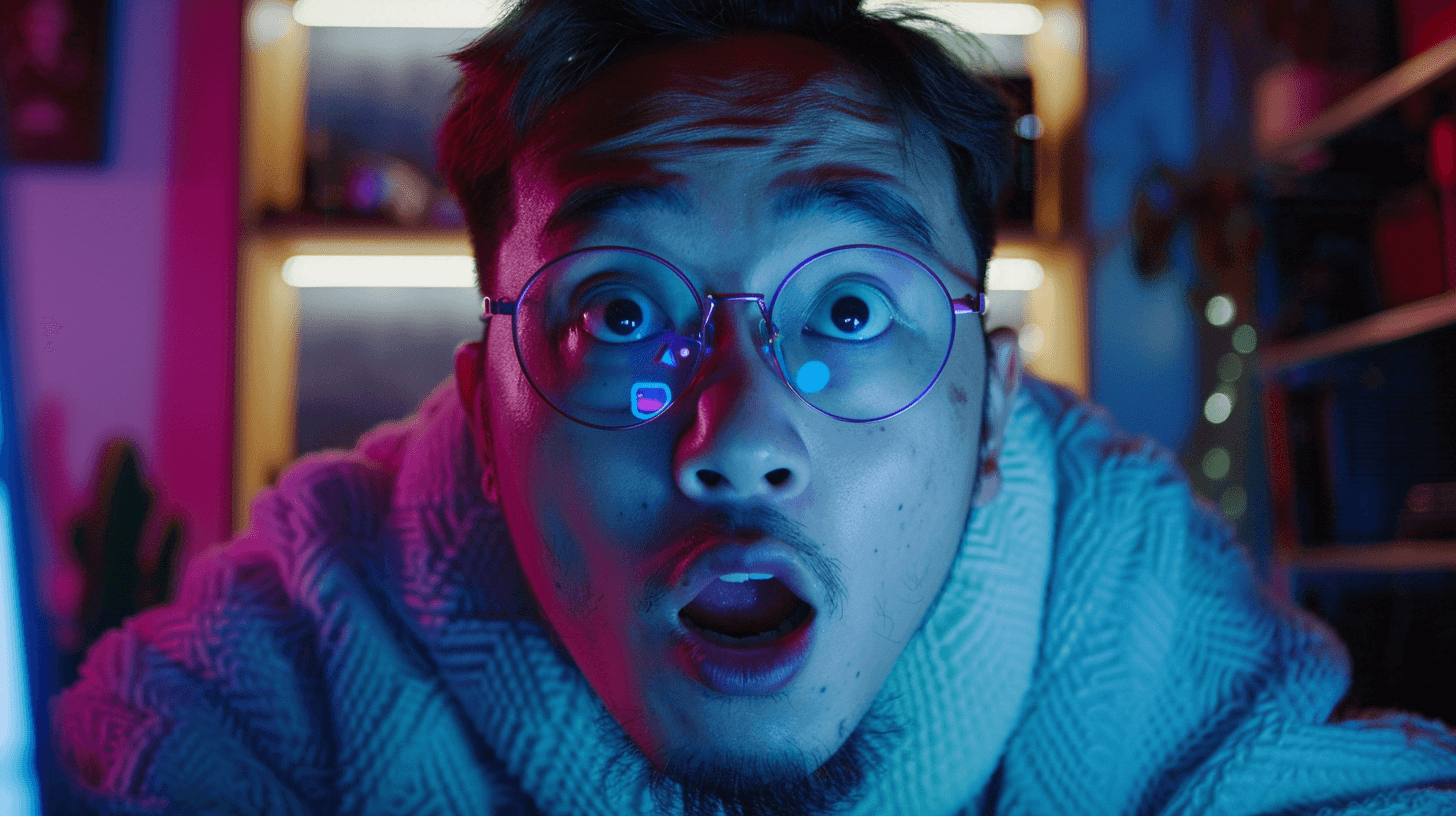 화면을-보며-놀라고-있는-표정의-남자-이미지