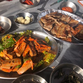 지리산 흑돼지 직화구이 