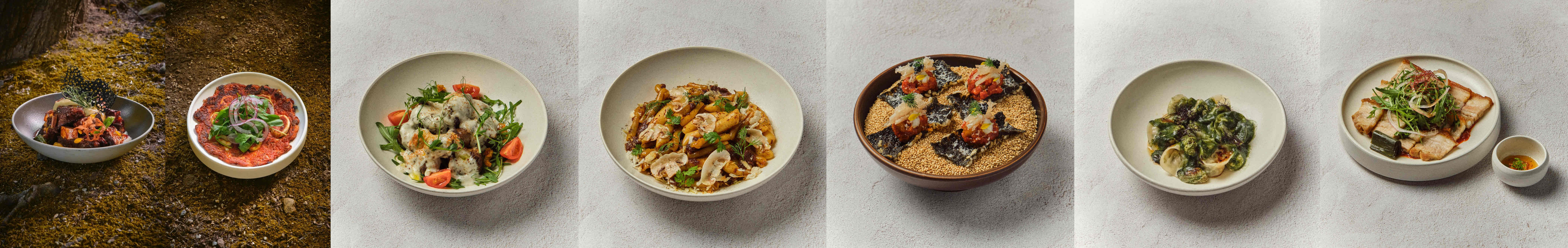 루꼴라-오징어-김치전,-트러플-피순대구,-궁중-라구-떡볶이-등