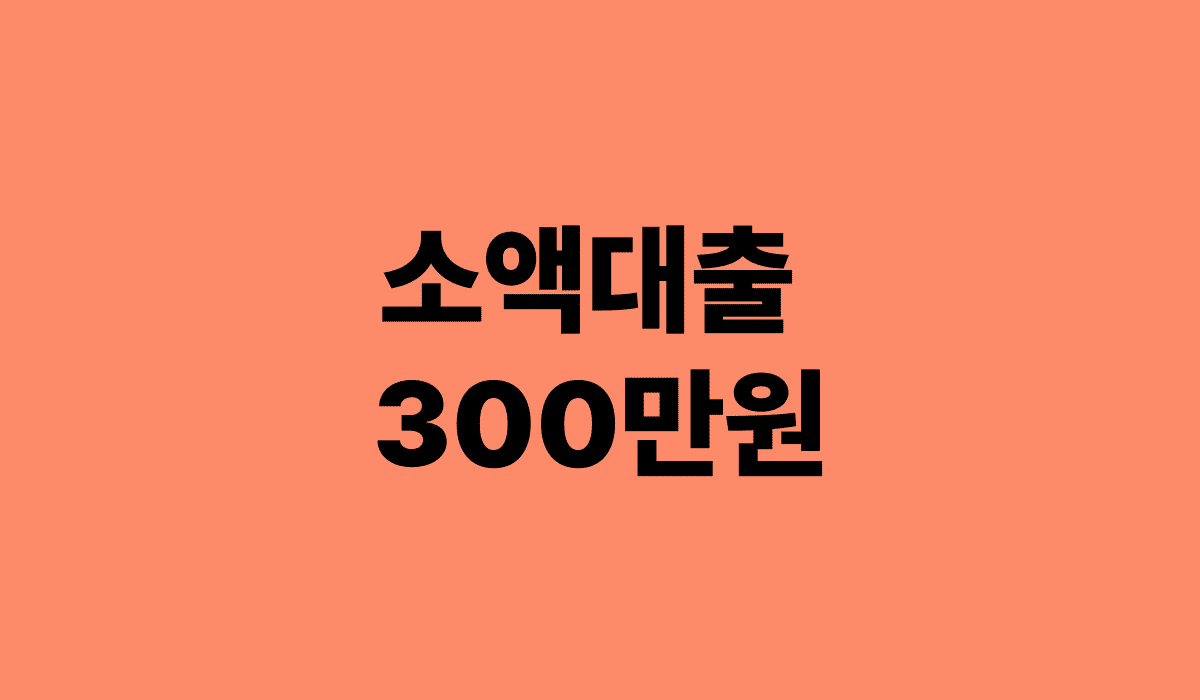 소액대출_300만원_썸네일