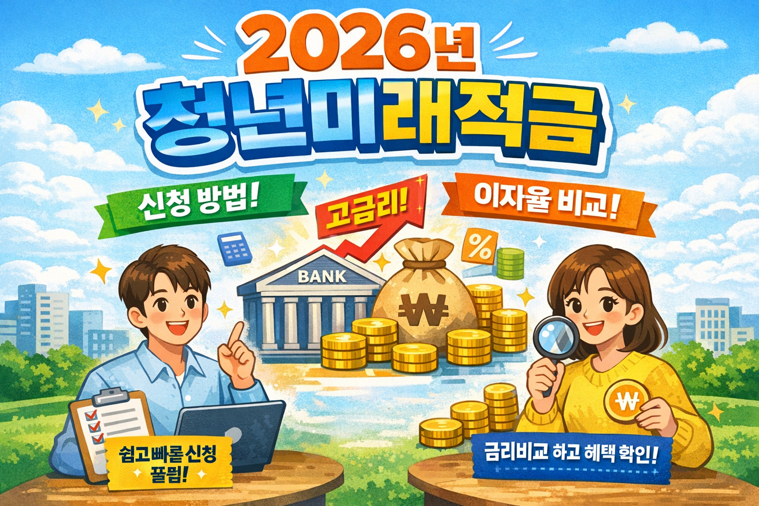 청년미래적금 신청 방법