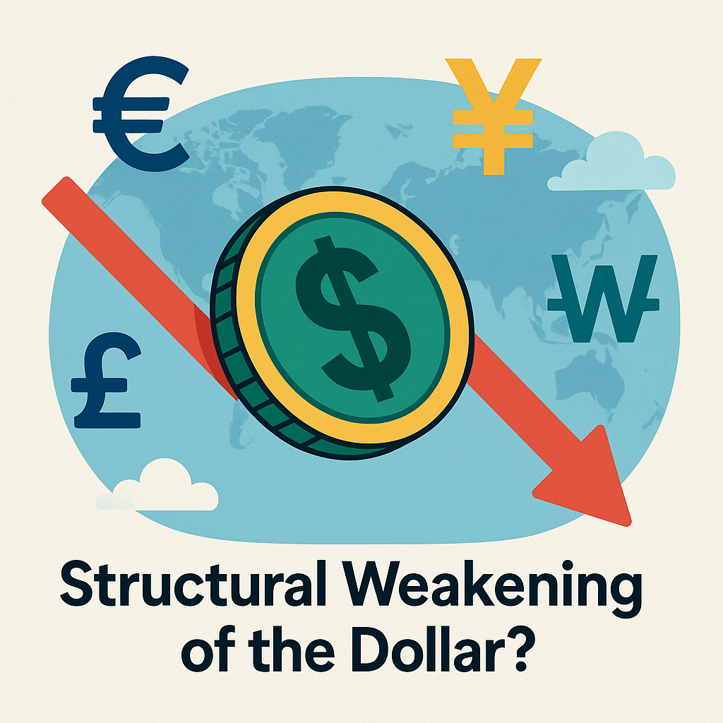 킹 달러의 퇴조? 구조적 약달러 전환 가능성과 환율 전망