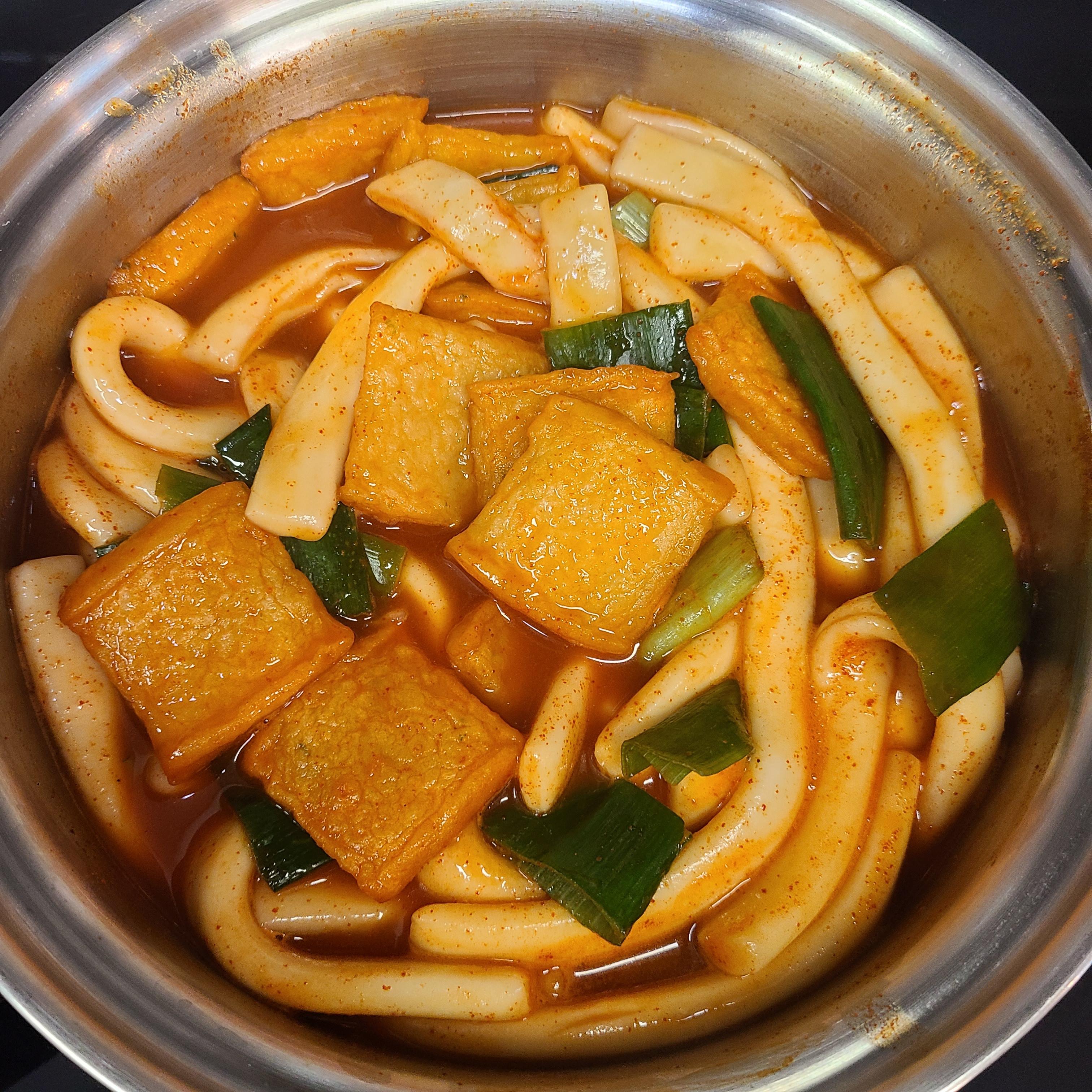 추억의 국민학교 떡볶이 국떡 뉴트로 완성