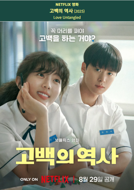 고백의 역사(2025) 넥플릭스 영화 포스터 사진