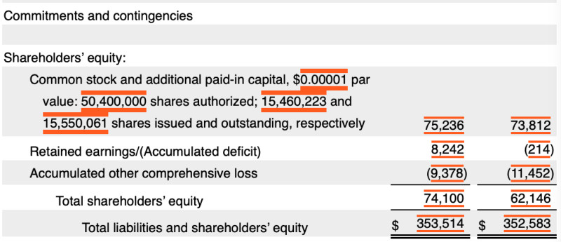 미국 주식 재무제표 재무상태표 5/5