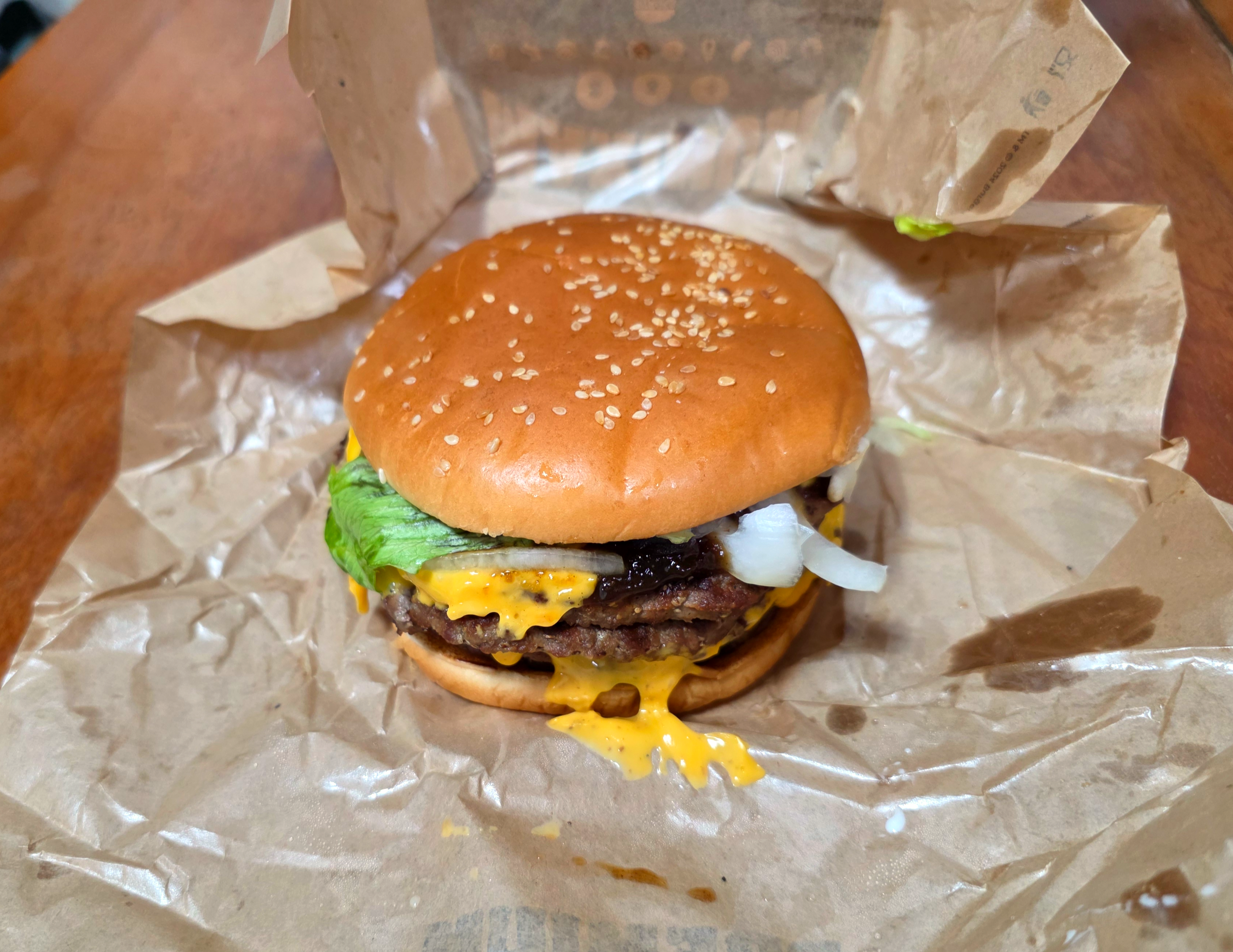 버거킹갈릭불고기맥시멈원파운더