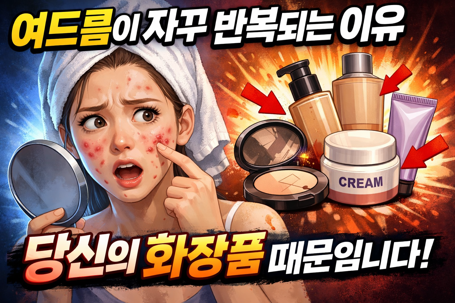여드름이 자꾸 반복되는 이유