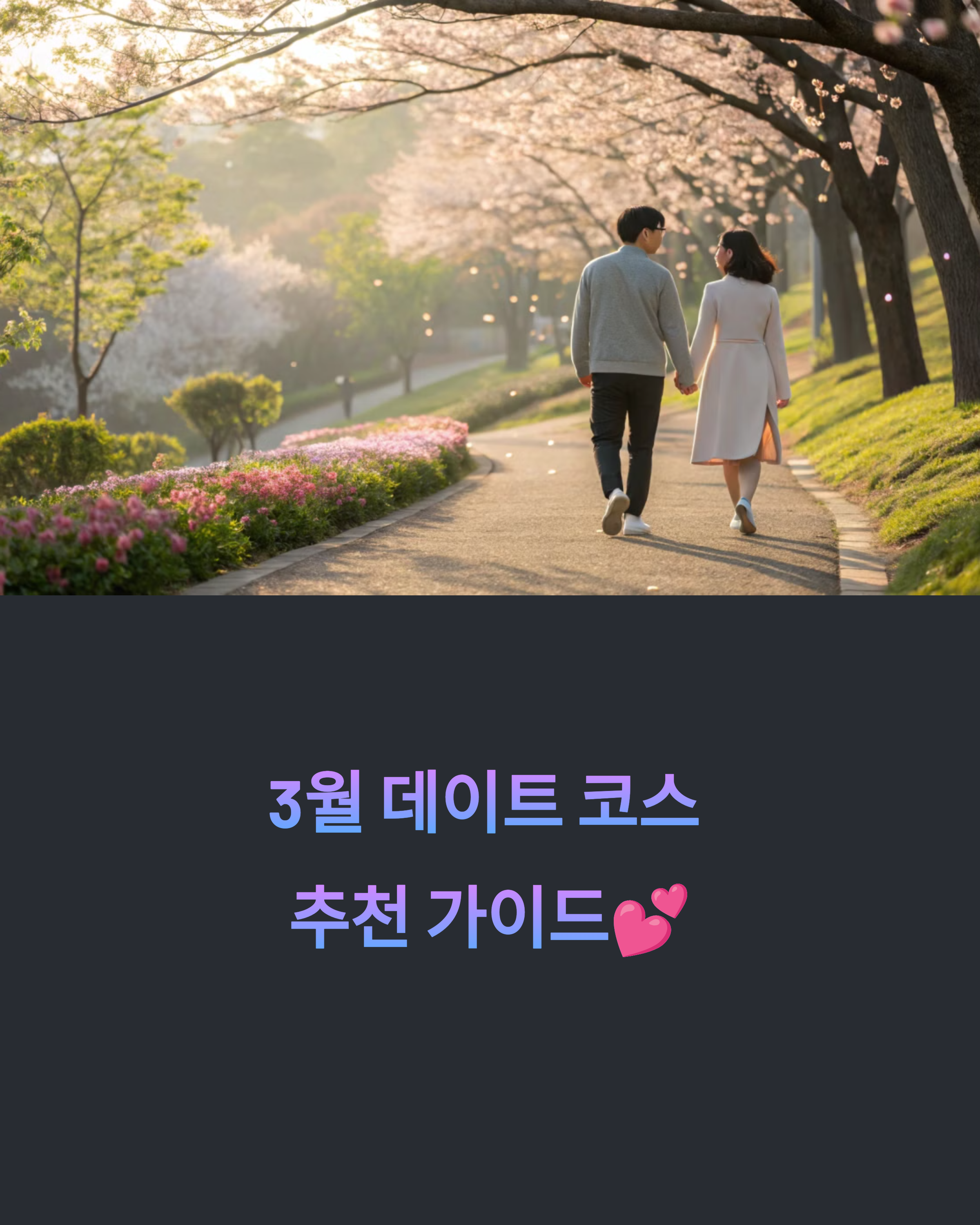 벚꽃 데이트