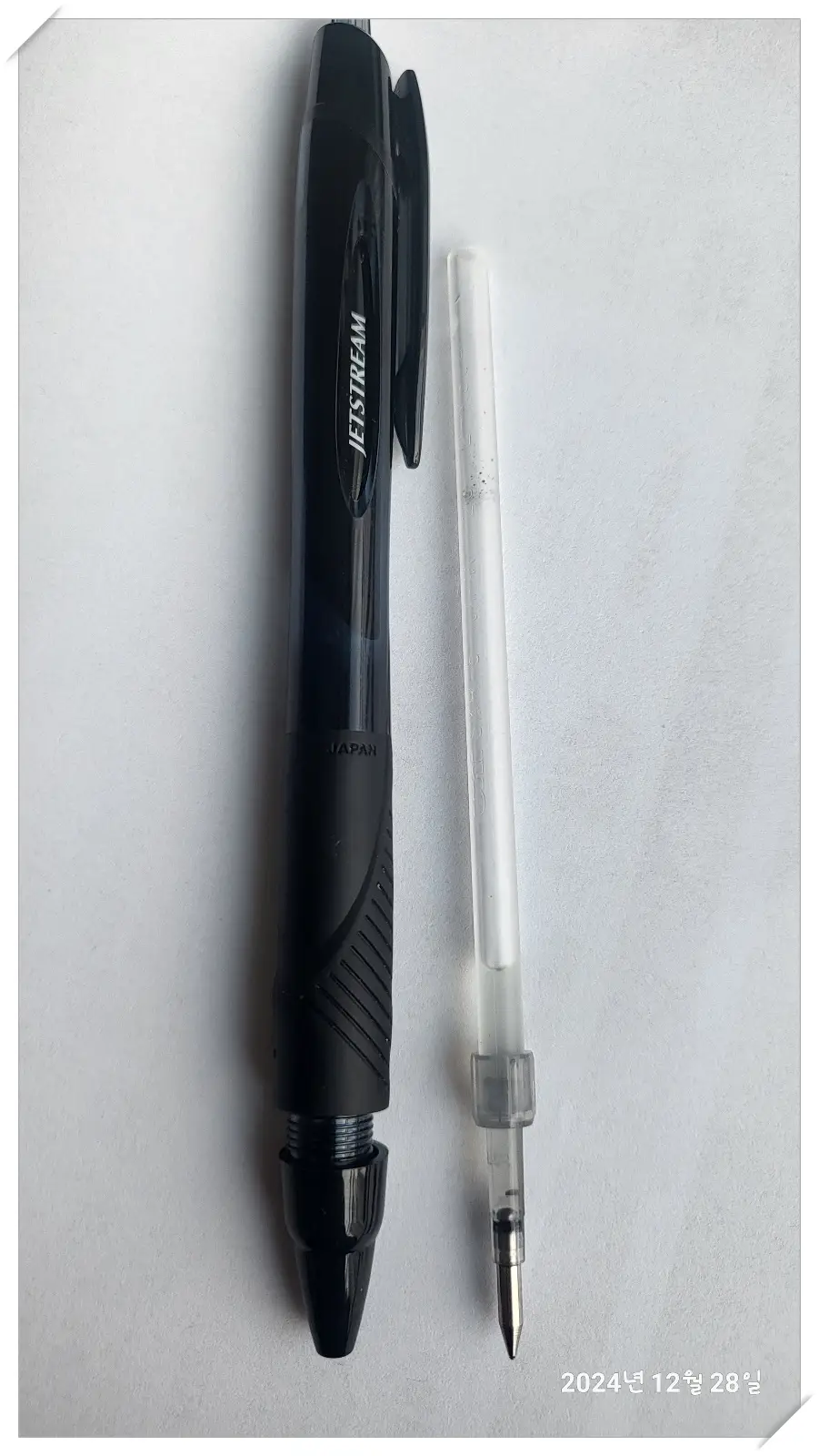 제트스트림-볼펜-다쓴모양