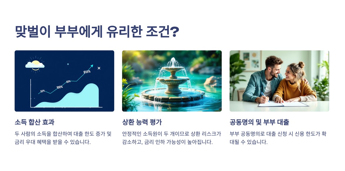 맞벌이 부부 유리한 조건사진