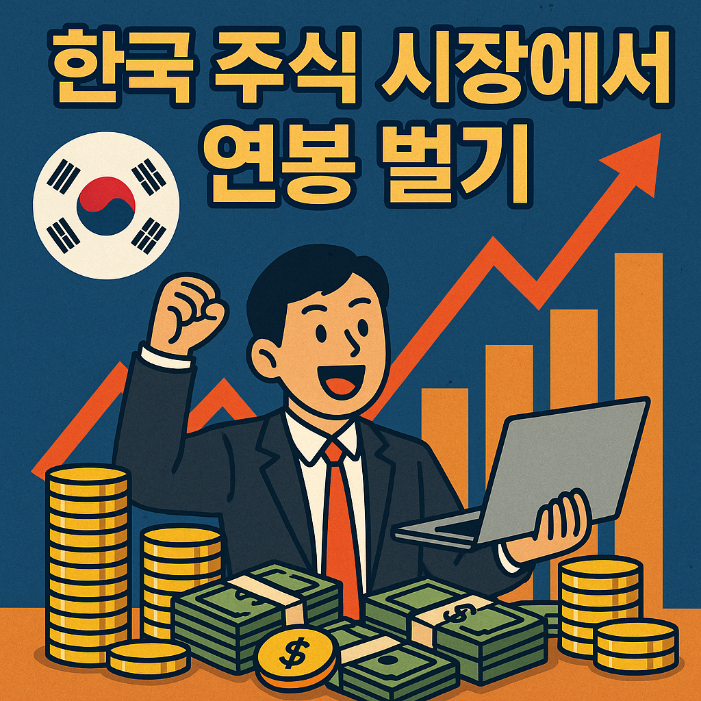 한국 주식 시장에서 연봉 벌기 (주식, 한국, 연봉) 관련 사진