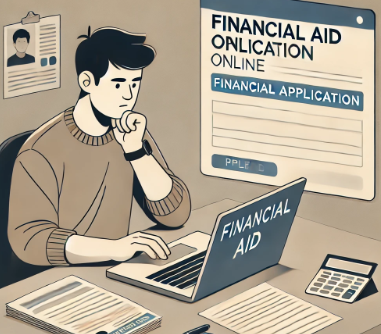 실업지원금 신청하는 모습