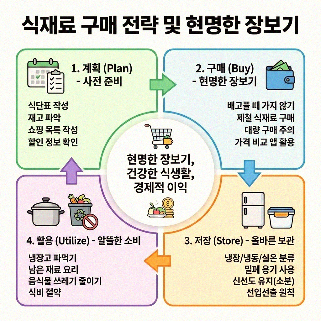 현명한 식비 절감 레시피 모음 만들기