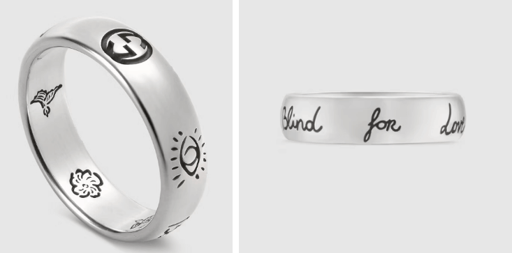 구찌 빈티지 실버 반지