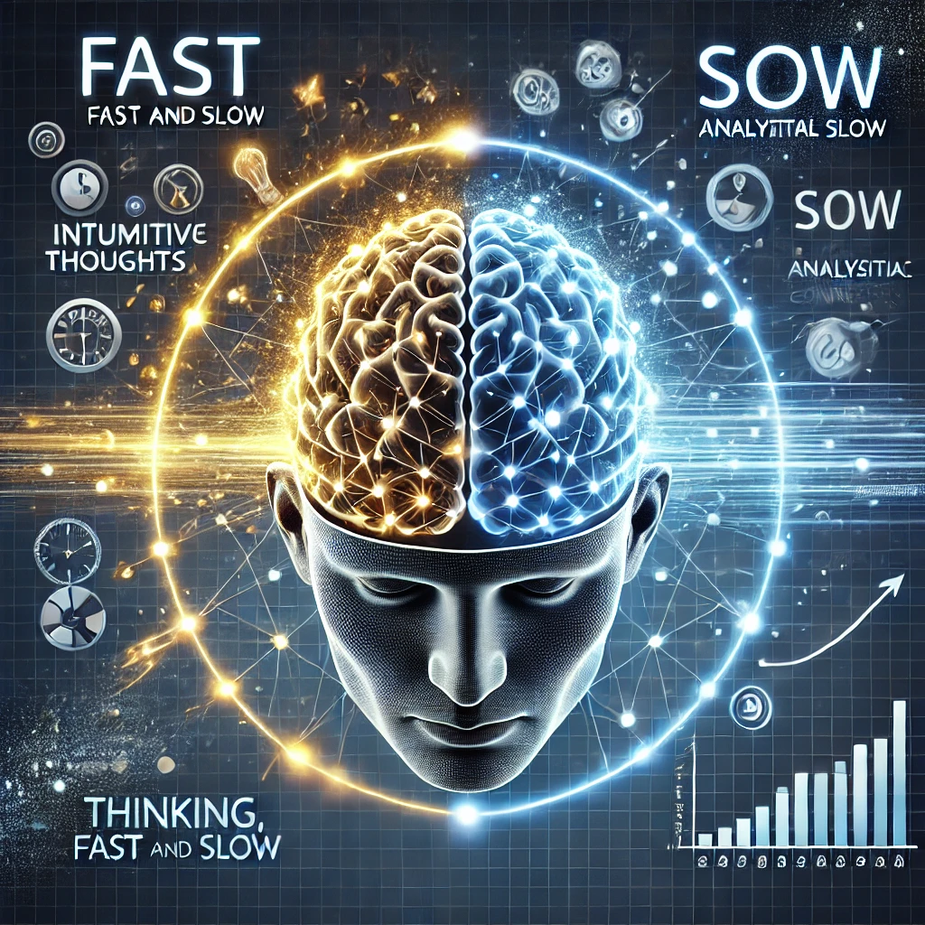 듀얼브레인 책 표지와 데이터와 직관, 창의성과 분석의 균형을 상징하는 일러스트 이미지