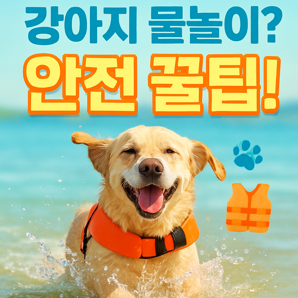 우리 강아지, 시원하게 물놀이 즐기기! 안전 팁과 준비물 총정리