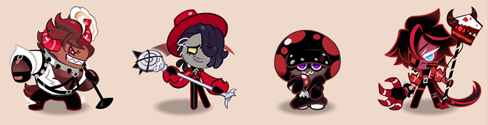 쿠키런 킹덤 악당돌 스킨