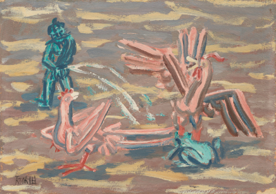 박수근, 절구질하는 여인, 박고석 외설악, 이중섭작가, 오줌싸개와 닭과 개구리 그림