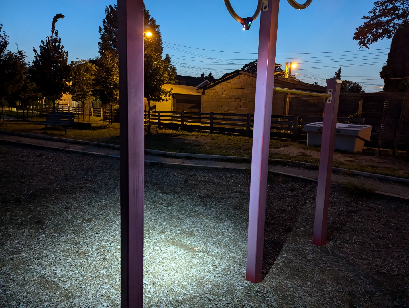 어두운데서 사용했을 때