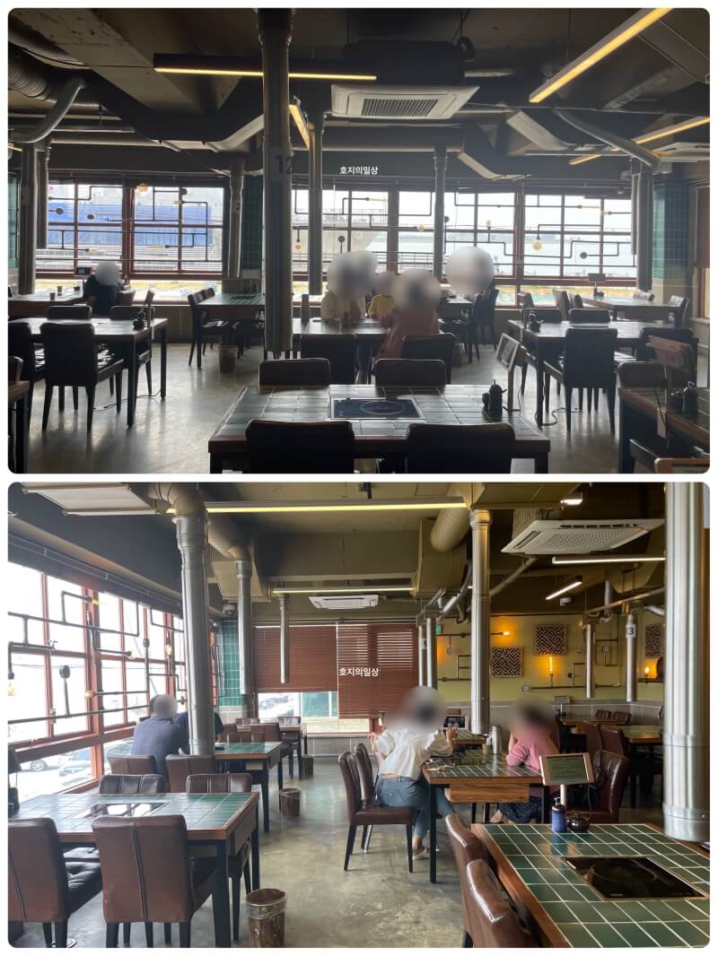 오이도 맛집 해화로 화로 생선구이 후기 - 2층 내부