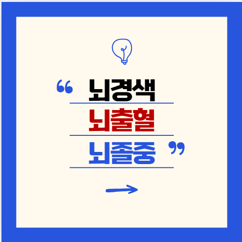 뇌졸중 뇌출혈 뇌경색