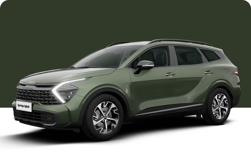 스포티지 하이브리드 정글 우드 그린 색상