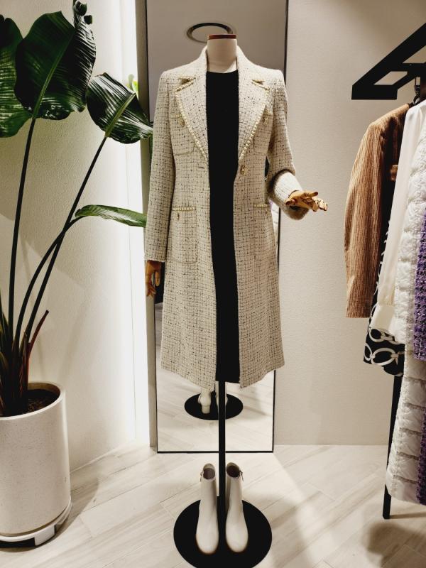 모조에스핀 팬시 싱글 롱재킷 J234XSF001