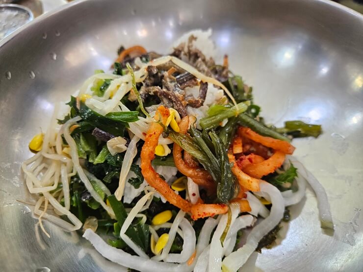 박가네순두부 비빔밥